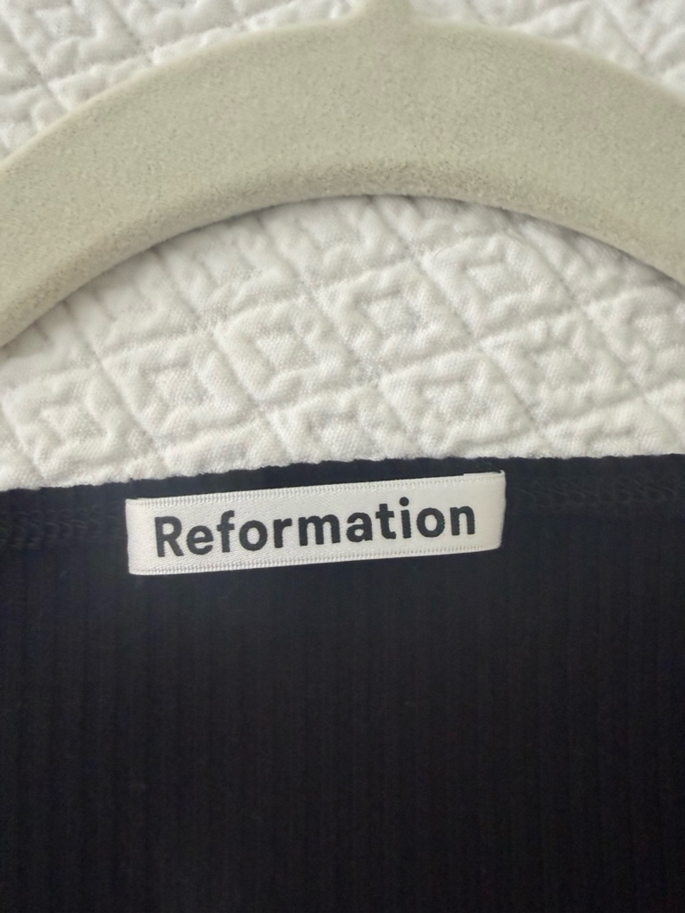 Reformation Virgil Knit Top XS Black - Picture 5 of 6
